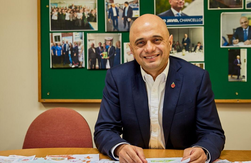 Sajid Javid MP Christmas Card competition