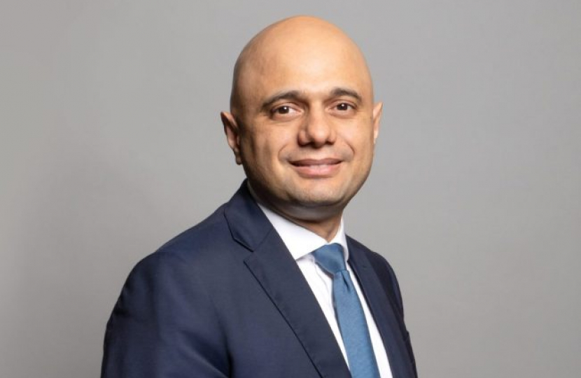 Sajid Javid MP.