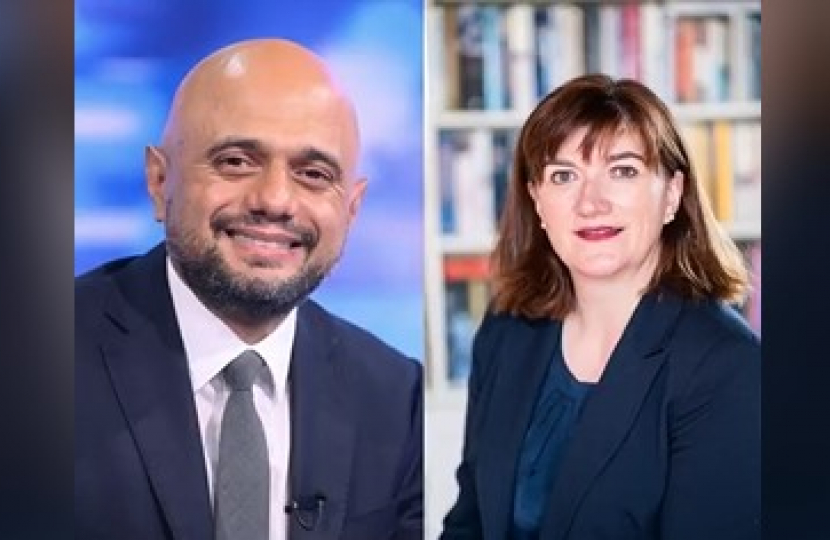 Sajid Javid MP and Baroness Nicky Morgan