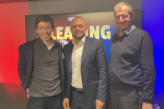 Sir Sajid Javid, Alastair Campbell and Rory Stewart 