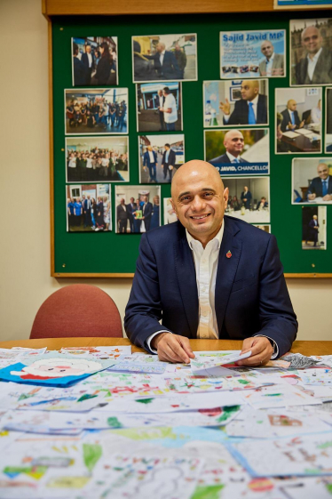 Sajid Javid MP Christmas Card competition